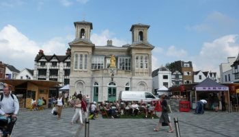 Kingston ancient marketplace and Guildhall